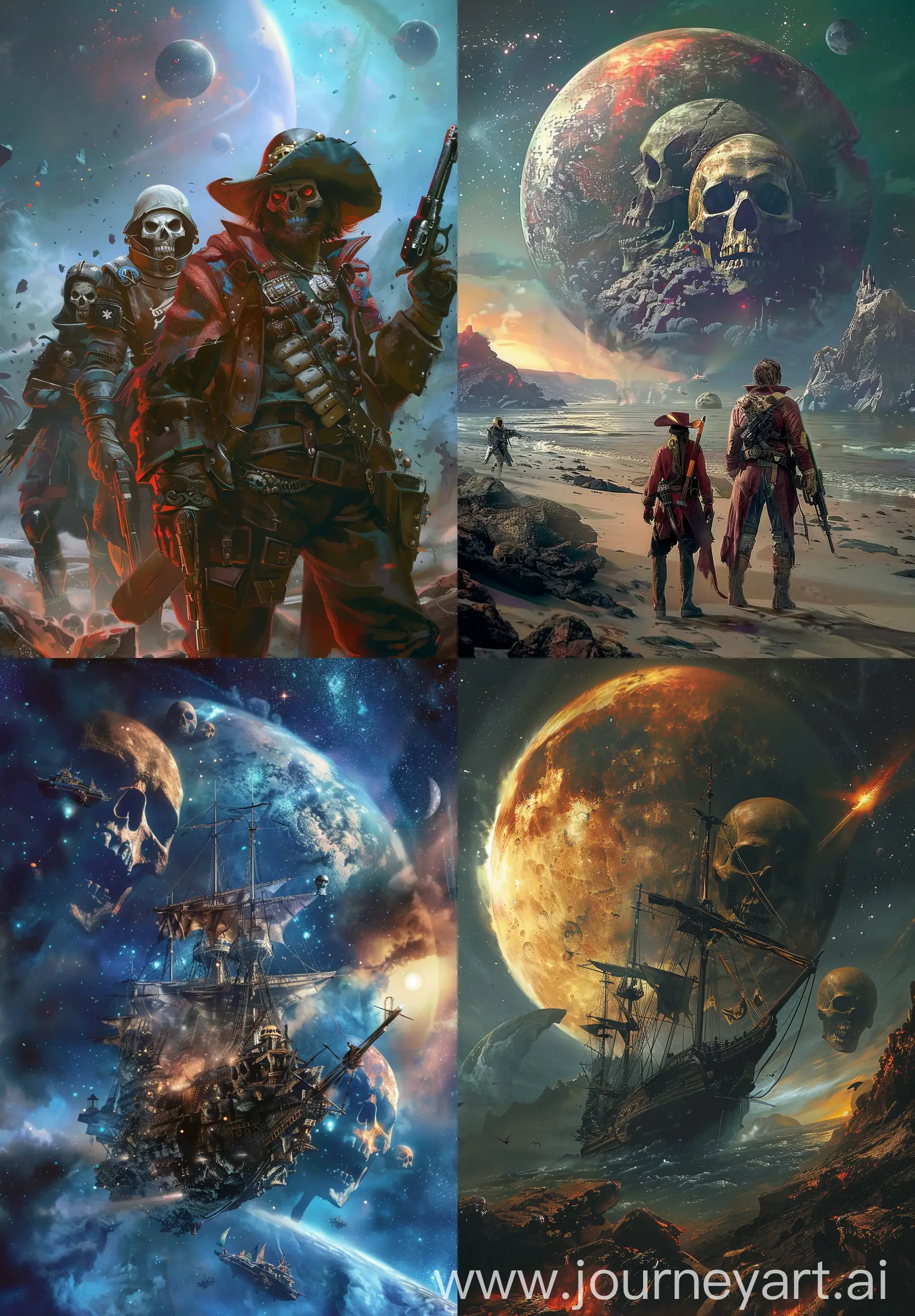 Space-Pirate-Gangs-Adventure-on-Skulls-Planet