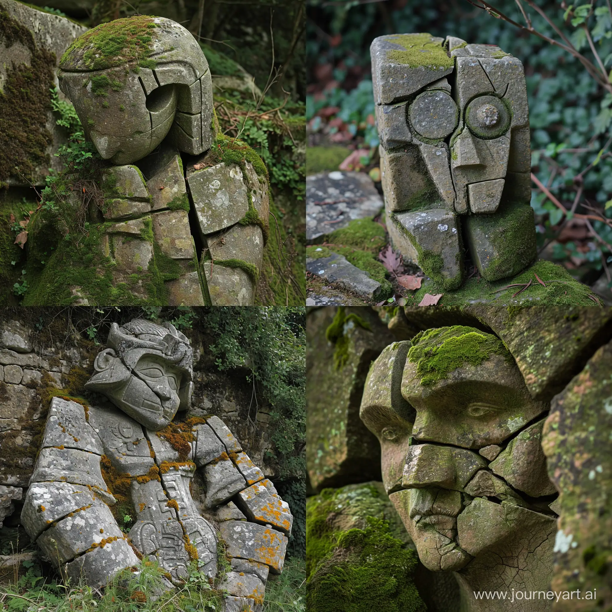 Mossy-Stone-Automaton-Statue-in-Ancient-Setting