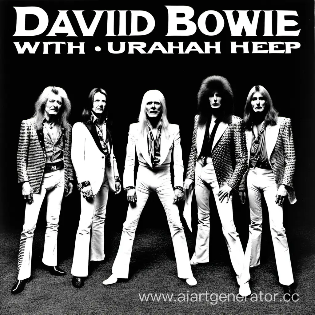 Iconic-Musician-David-Bowie-Performing-Alongside-Uriah-Heep