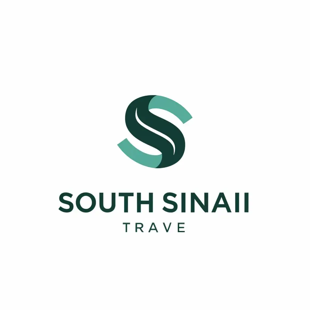 a logo design,with the text "South Sinai Travel", main symbol:Overlapping letters "South Sinai Travel",Moderate,be used in Travel industry,clear background