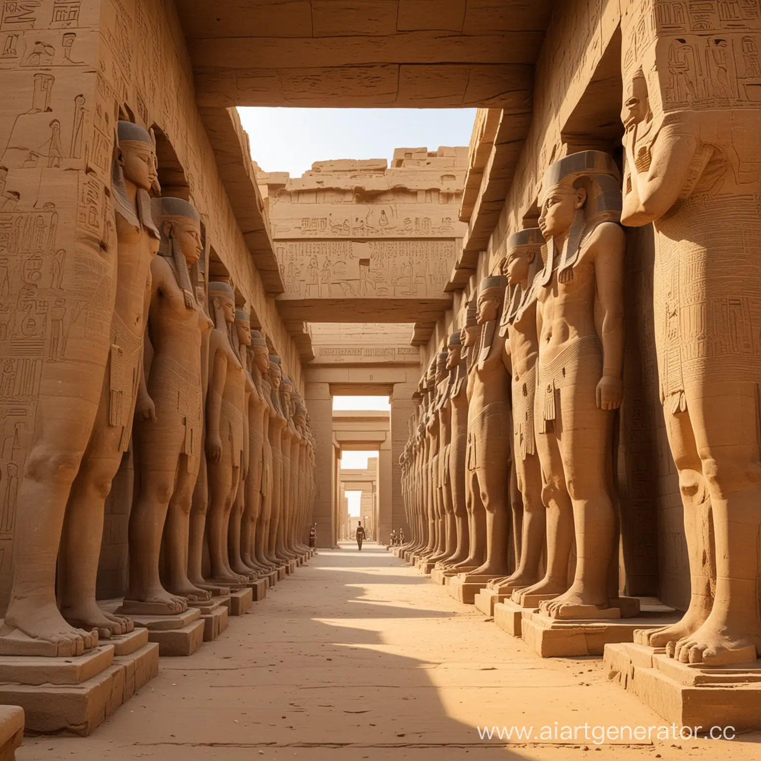 Ancient-Egyptian-Temple-Ruins-with-Hieroglyphic-Carvings