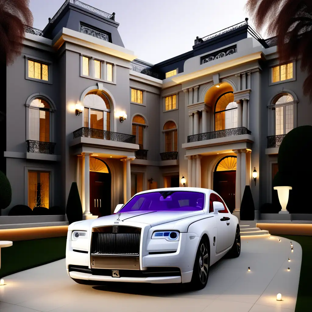 Show me a Rolls Royce Luxury Mansion 