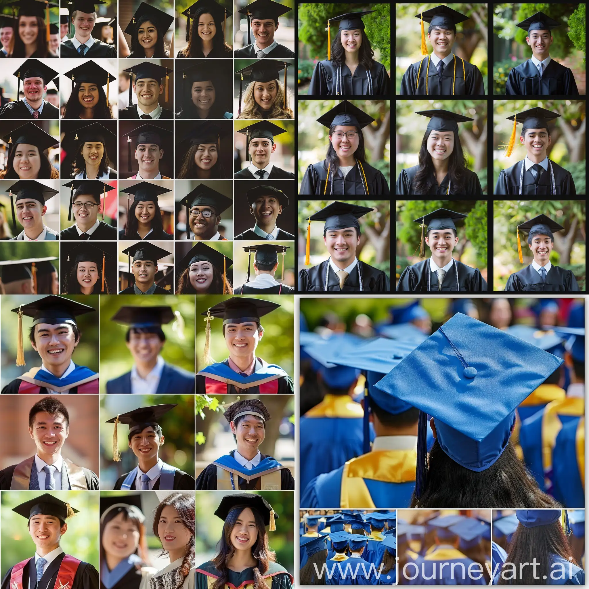 Diverse-Graduates-Celebrating-Achievement-in-Vibrant-Photo-Collage