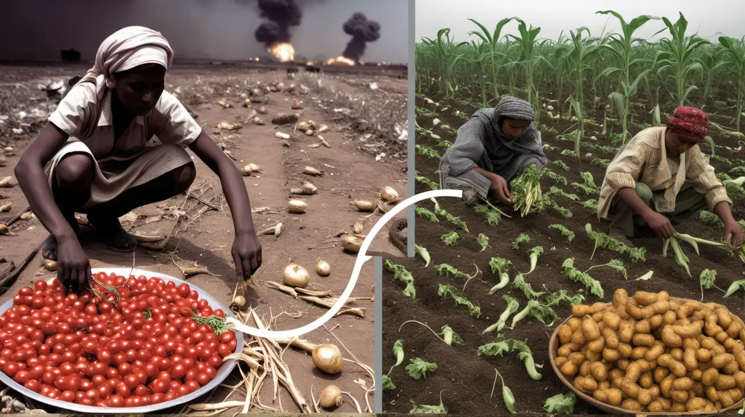 food systems before and after war