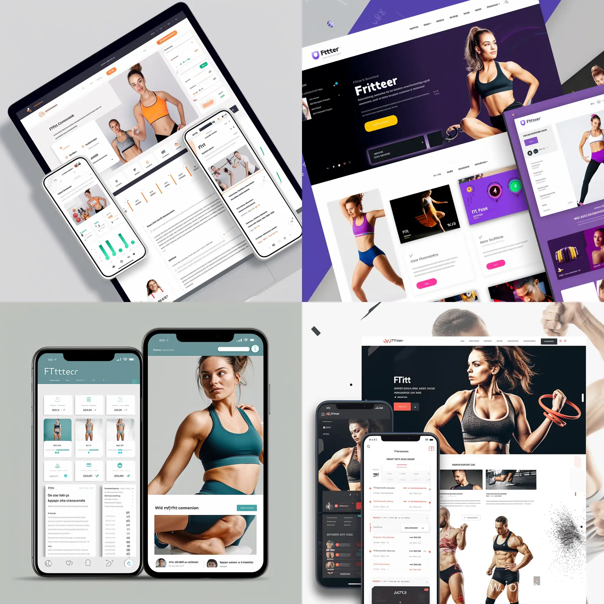 Create a page for my website, which is a web application for sports enthusiasts and coaches called "Fitster"