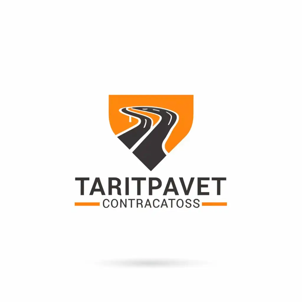 a logo design,with the text "TARITPAVEIT // CONTRACTORS//
0730661733", main symbol:Tar asphalt surfacing,Moderate,be used in Construction industry,clear background