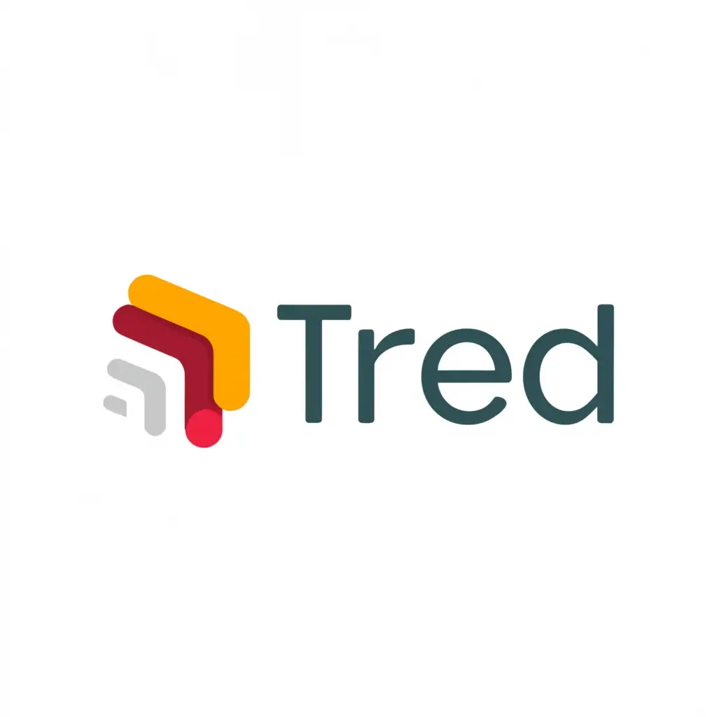 a logo design,with the text "TRED", main symbol:tred,Minimalistic,be used in Technology industry,clear background, for a marketplace like amazon
