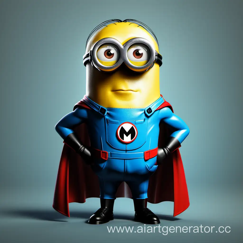 Adorable-Minion-Superhero-Fighting-Crime