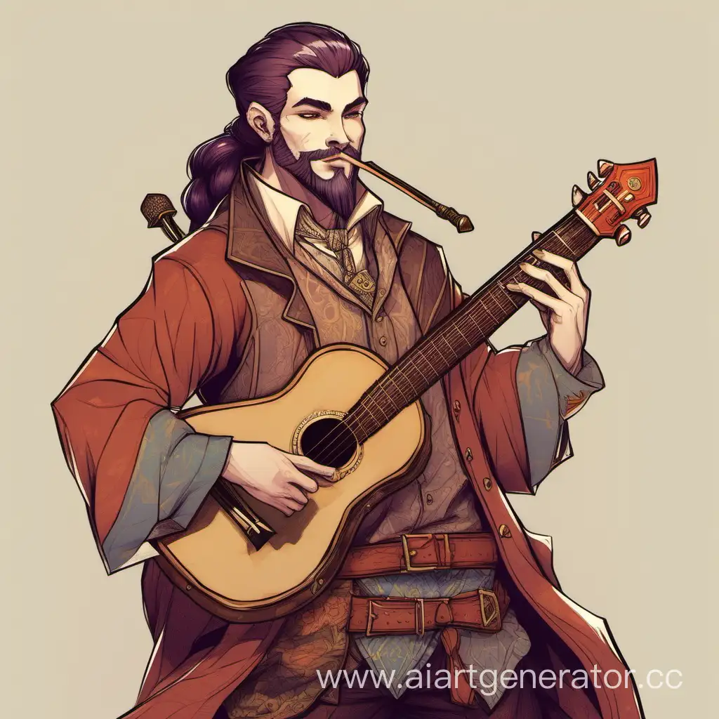 fashionable d&d doppelganger bard