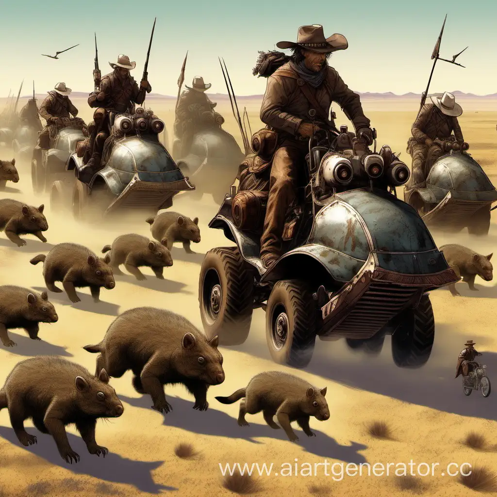 Cowboy-Army-on-the-Steppe-with-Strange-War-Machines-and-Giant-Wombat-Riders