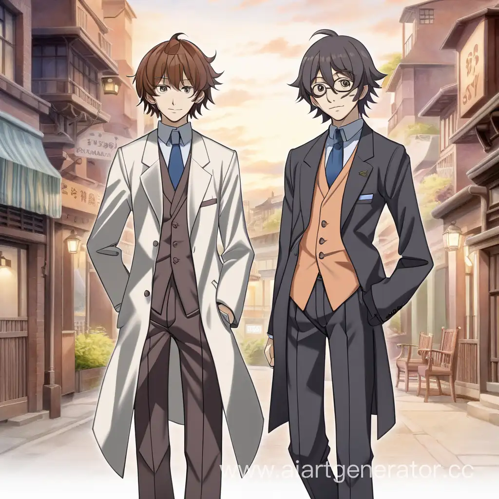 Osamu-Dazai-and-Nakahara-Chuuya-Dynamic-Duo-in-Retro-Tokyo