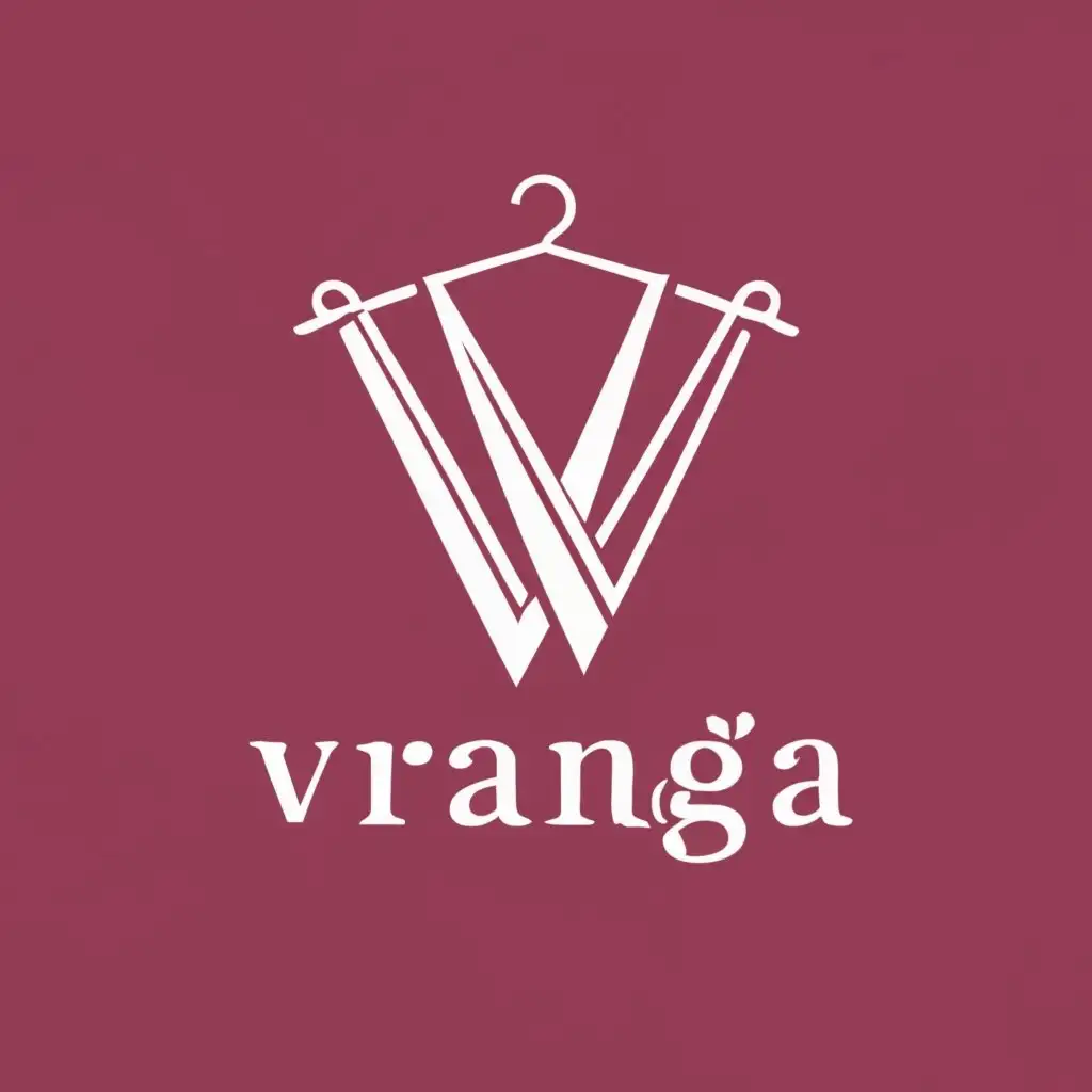logo, traditional clothes, with the text "Vranga", typography, be used in Retail industry
