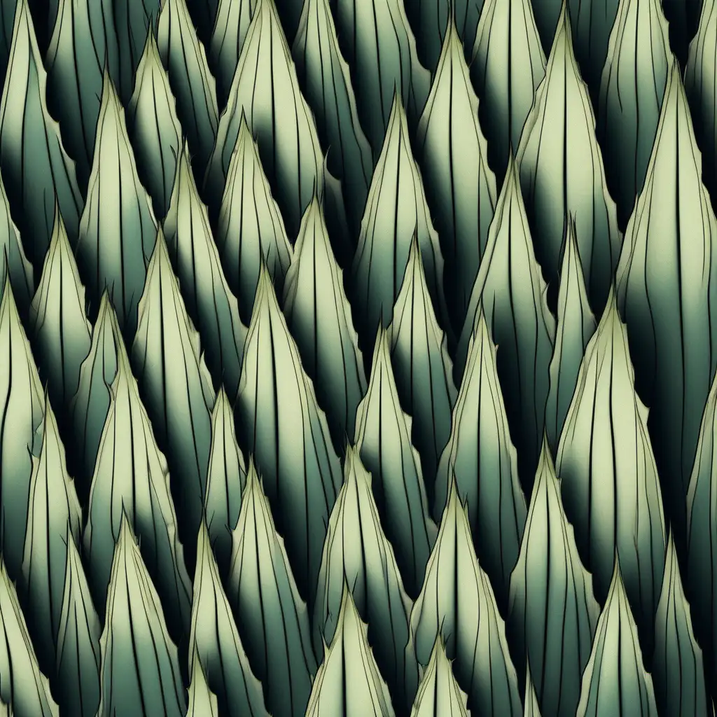 Abstract Agave Leaf Pattern in Nature