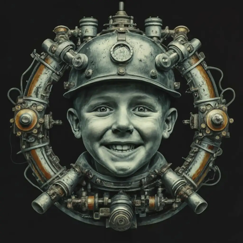 LOGO-Design-For-Phosphor-Design-Technology-Abstract-Neural-Network-Generation-Inspired-Smiling-Boy-Stoker