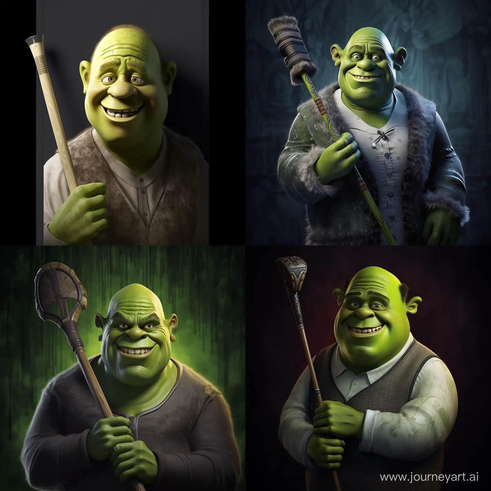 Mythical-Creature-Shrek-Wielding-a-Club