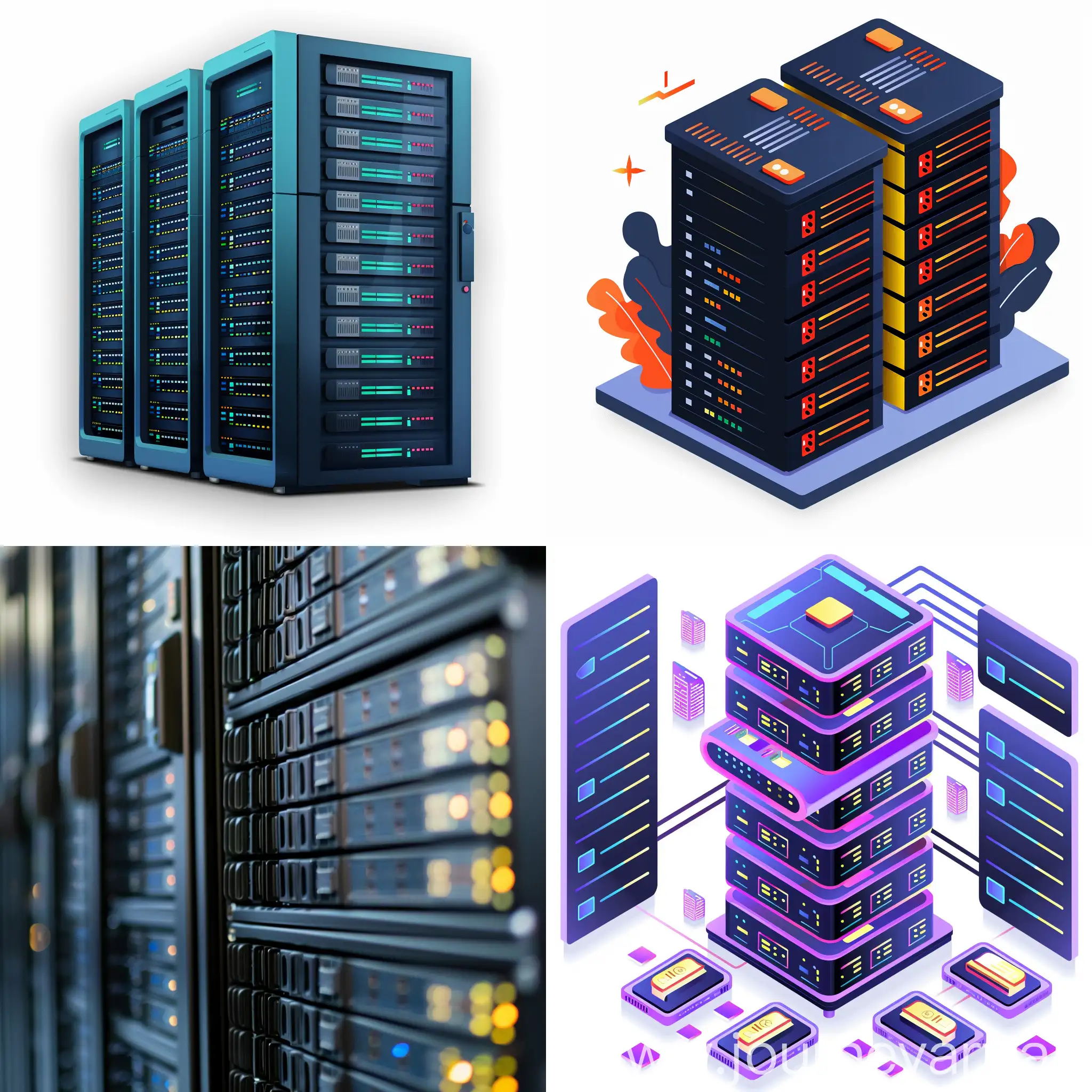 Modern-Web-Hosting-Servers-in-Data-Center-Facility