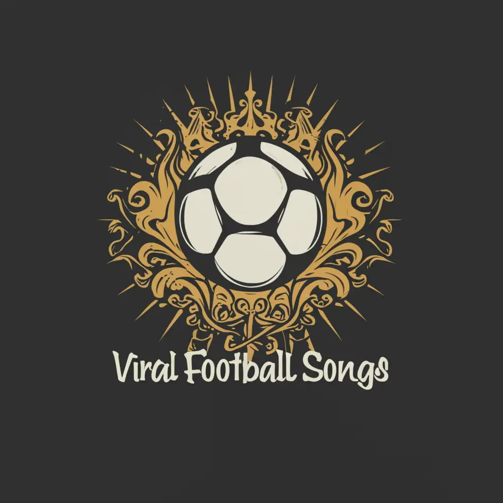 LOGO-Design-For-Viral-Football-Songs-Dynamic-Football-Symbol-on-a-Clean-Background