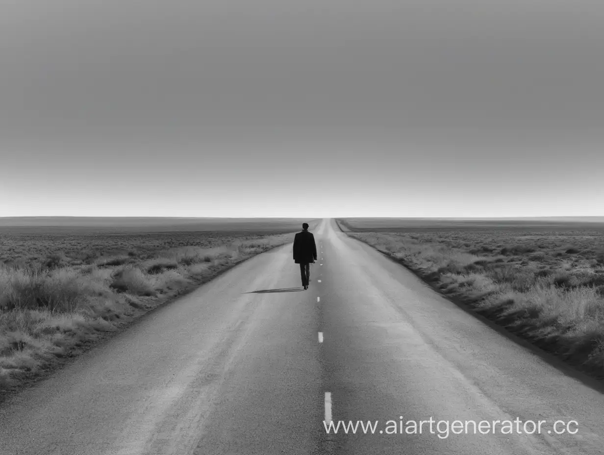 Lonely-Man-Walking-Down-a-Desolate-Road