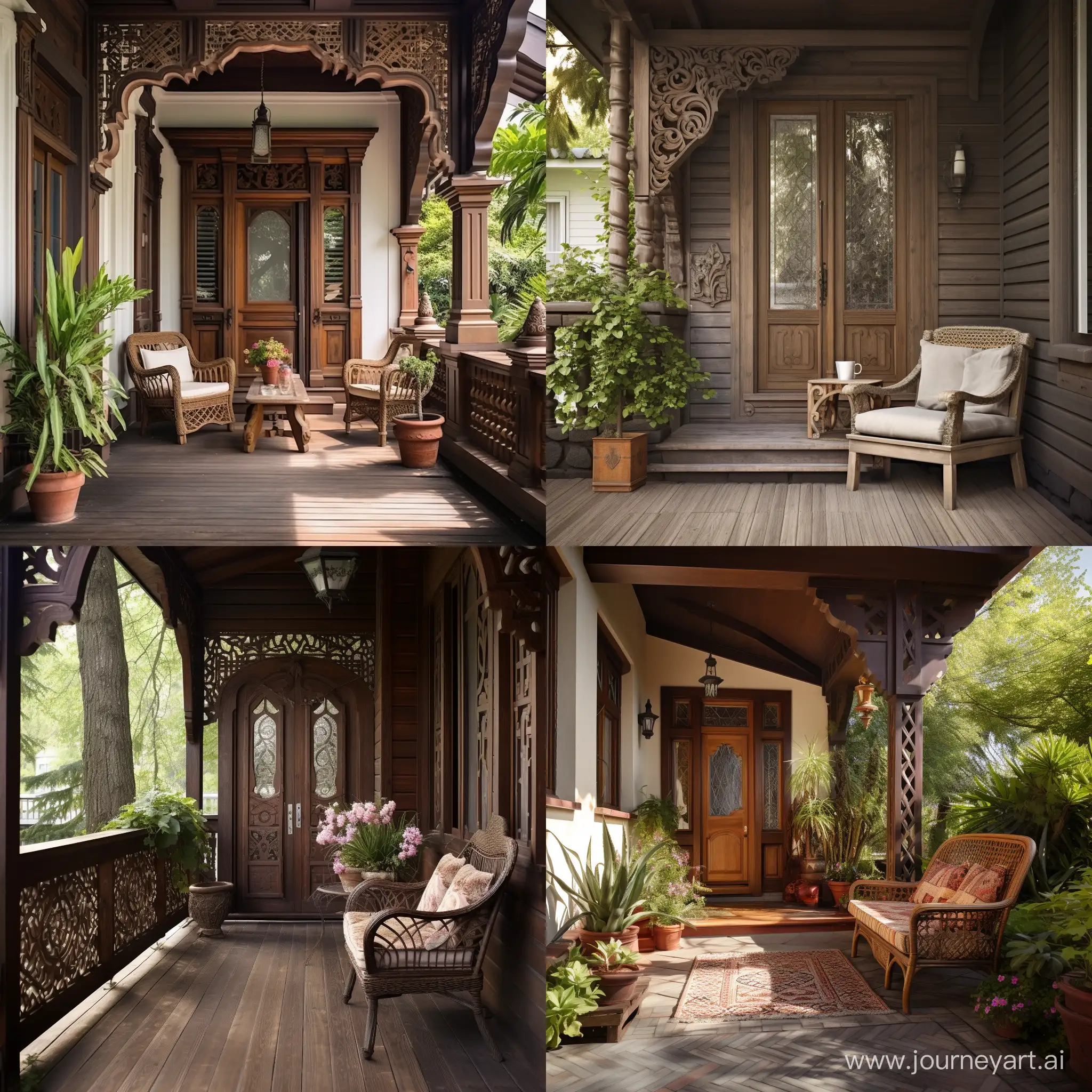 Charming-Wooden-Porch-Addition-at-Villa-Entrance