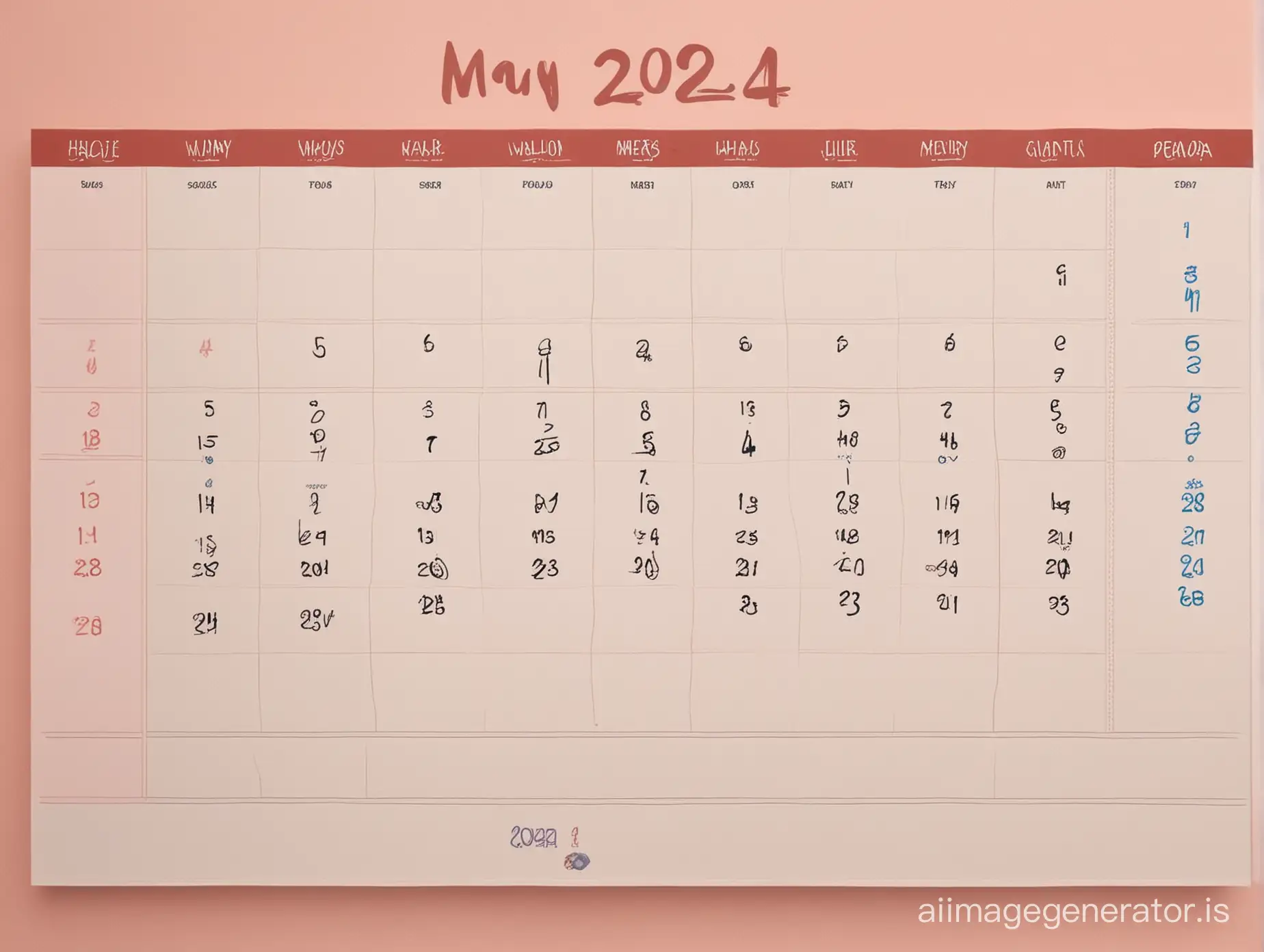 May 2024 Calendar in Canada
