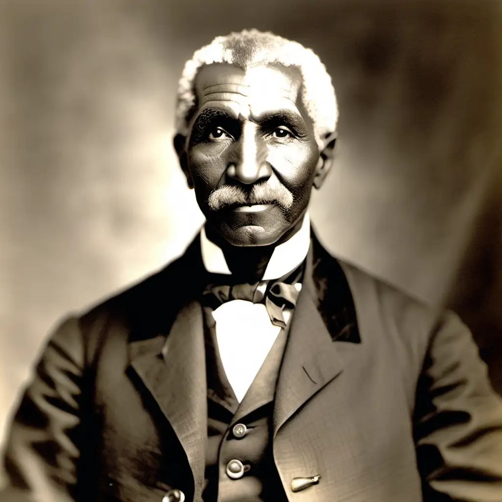 Pioneering Scientist George Washington Carver Portrait
