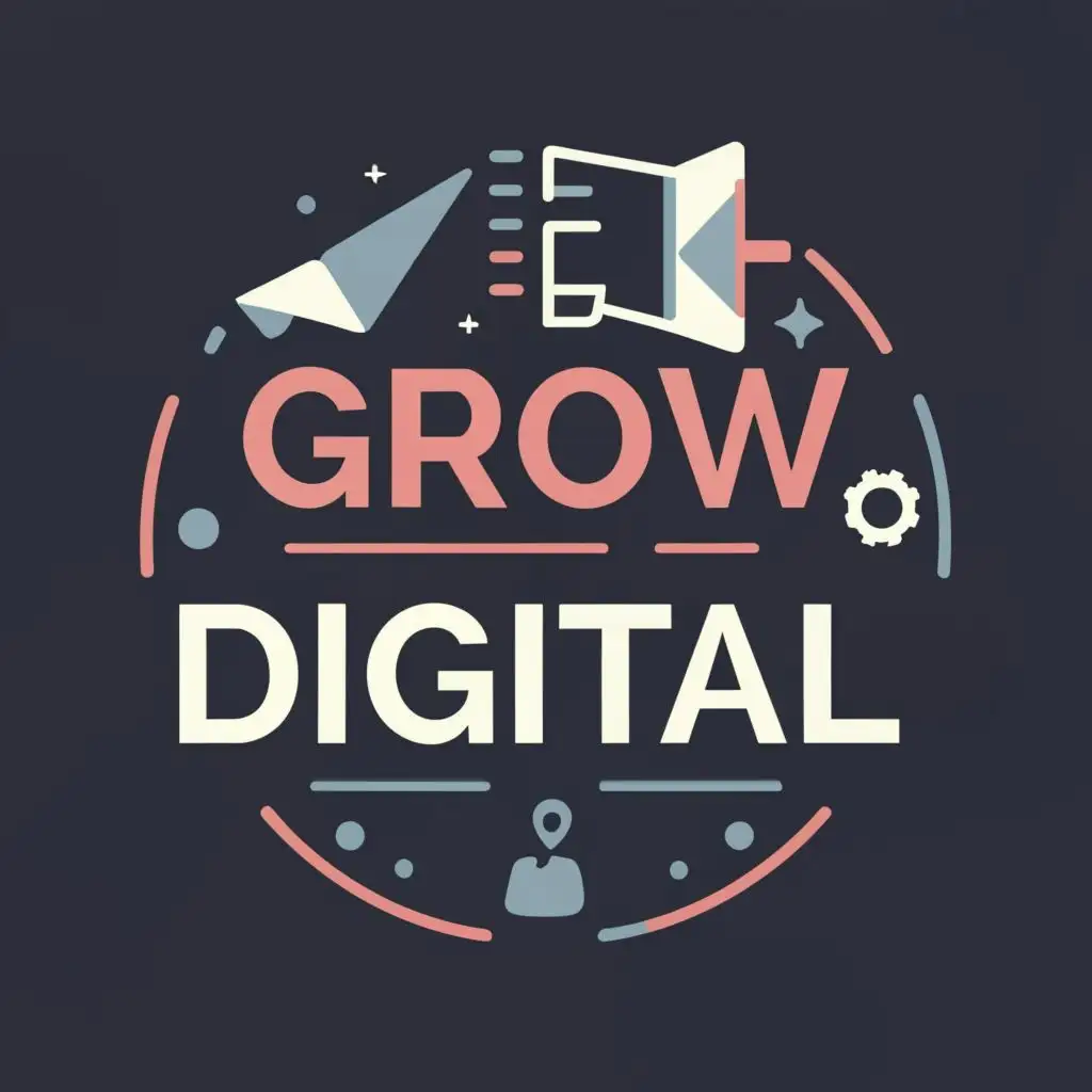 LOGO-Design-For-Grow-Digital-Futuristic-Typography-for-Technology-Industry