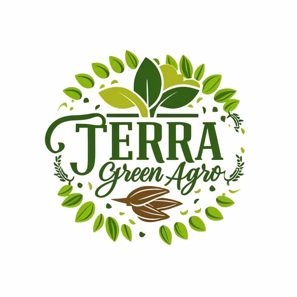 logo, Seeds, with the text "Terra Green Agro", typography, be used in Retail industry