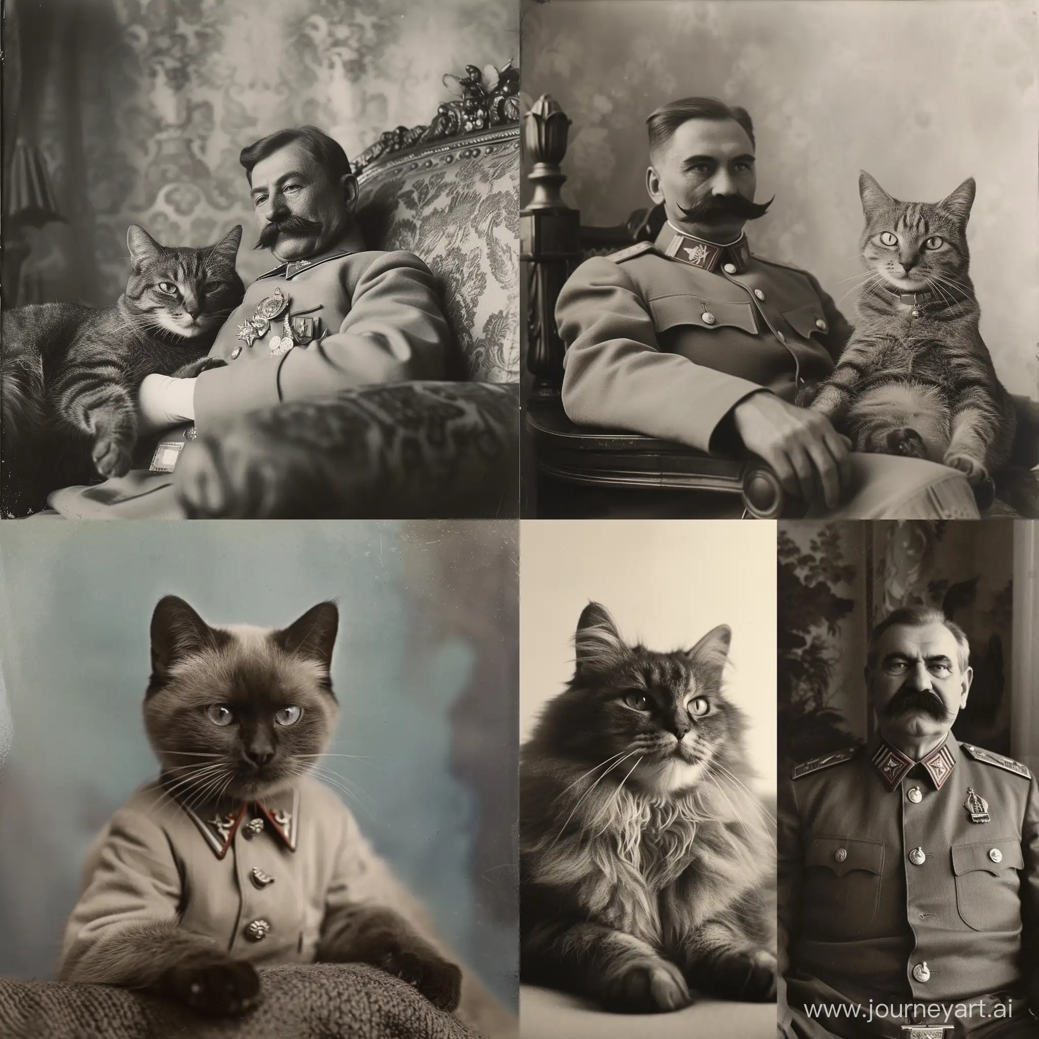Kitty similar to Joseph Stalin 