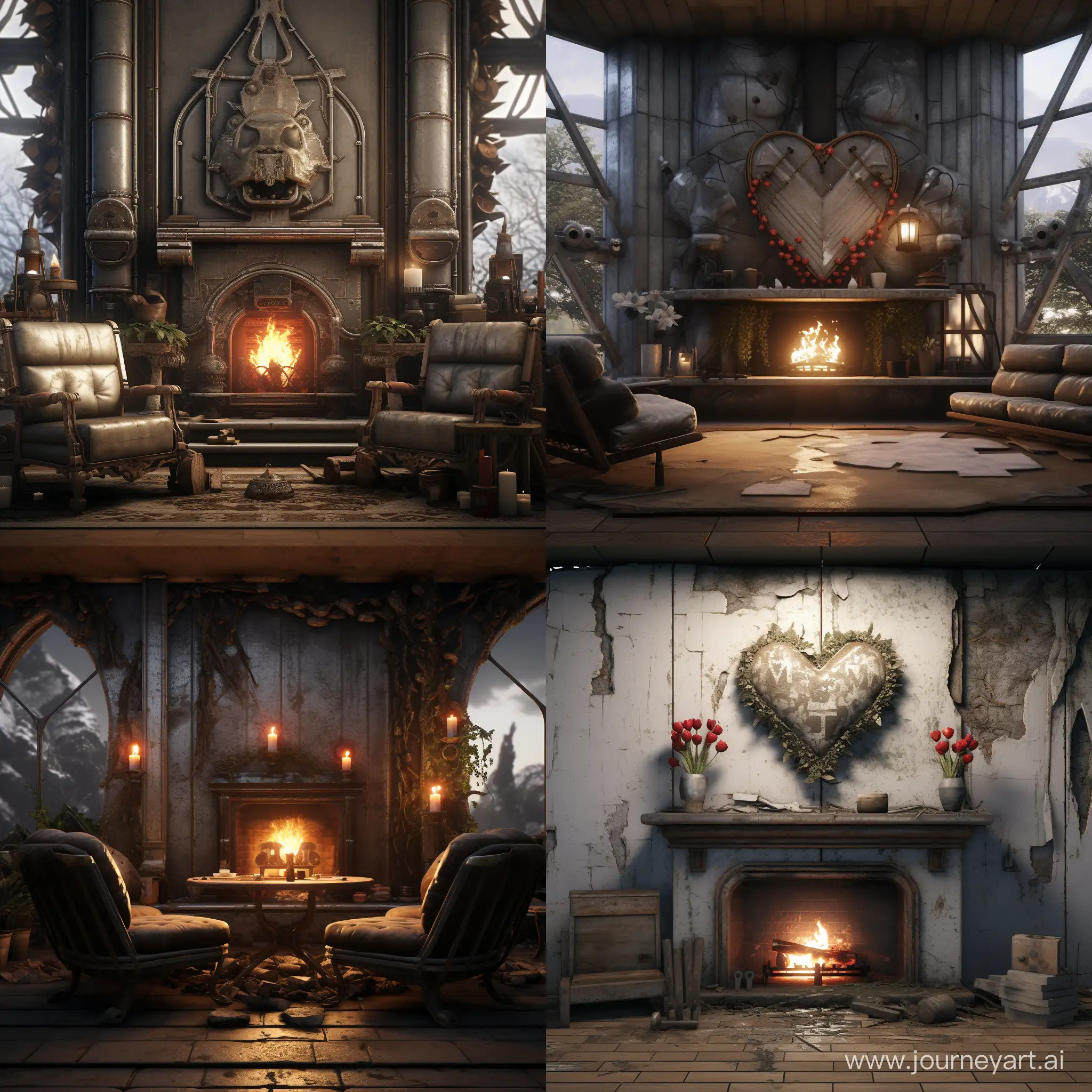 Enigmatic-Fireplace-Inspired-by-Atomic-Heart-Game-Art