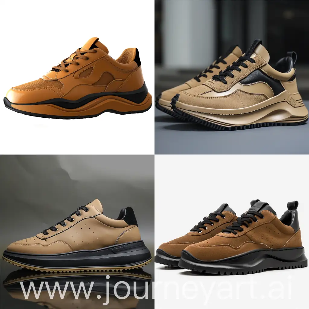 School Sneakers design , inspiration by turtle shape , materials leather/verne/suede/mesh , rubber midsole , black midsole , chunky , trendy , verne black line around the top of sneakers