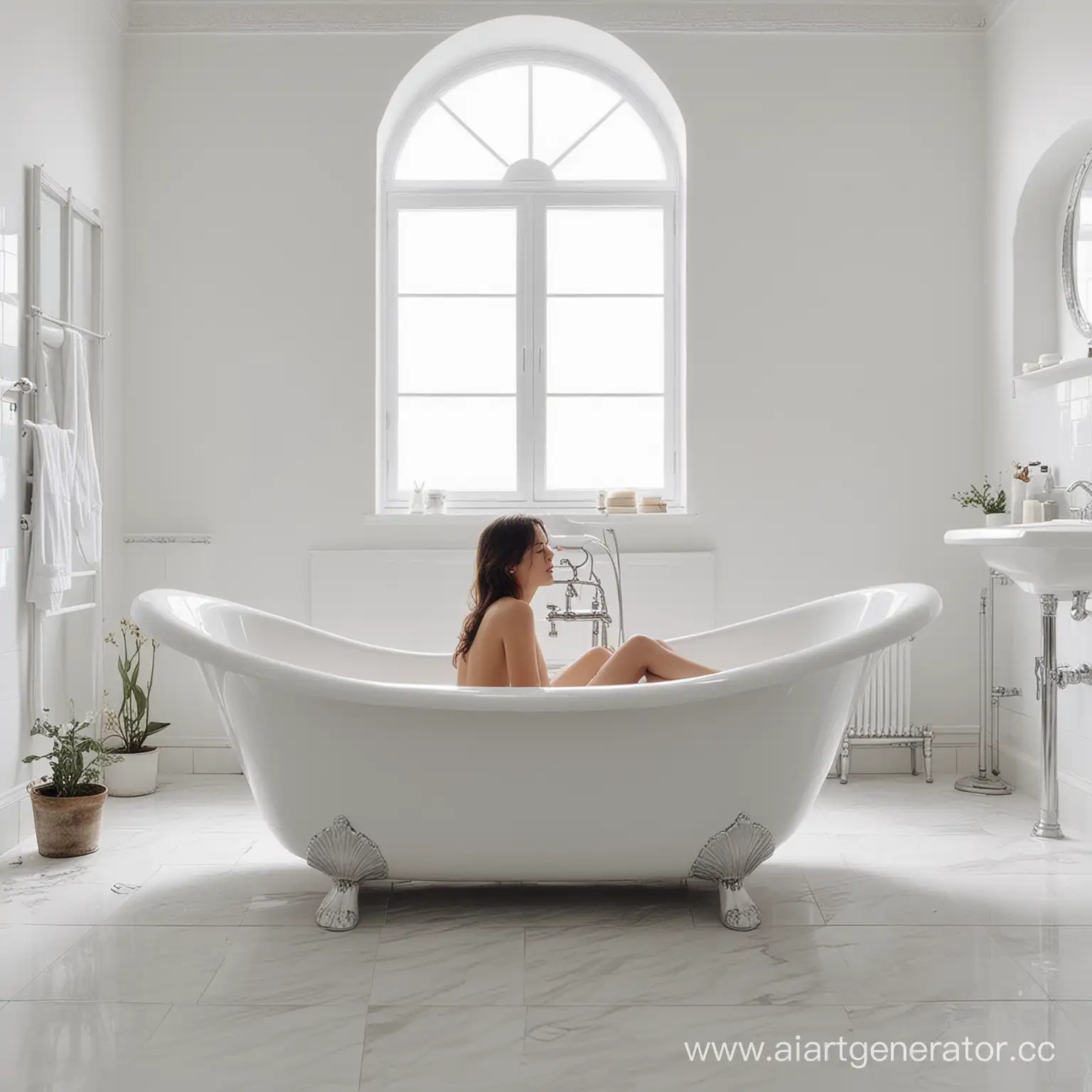 Serene-Bathtime-Hideaway-Enchanting-Elegance-in-a-Pristine-White-Room