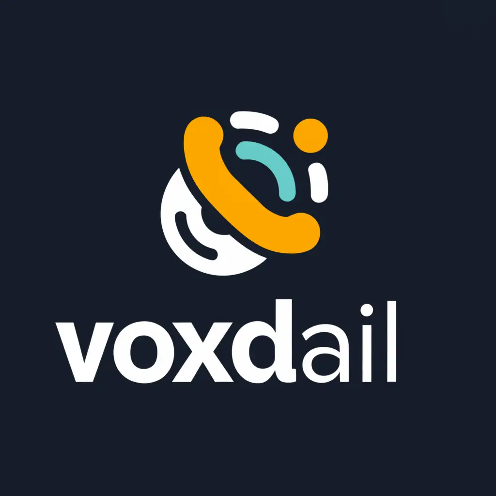 a logo design,with the text "voxdial", main symbol:telephone,Moderate,be used in Internet industry,clear background