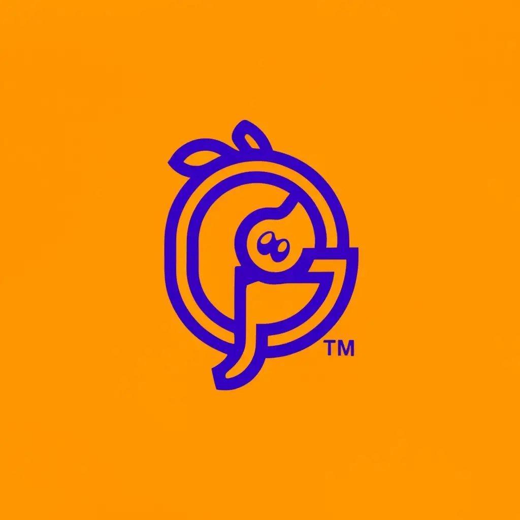 a logo design,with the text "P", main symbol:passion fruit, cartoon,Minimalistic,be used in Internet industry,clear background