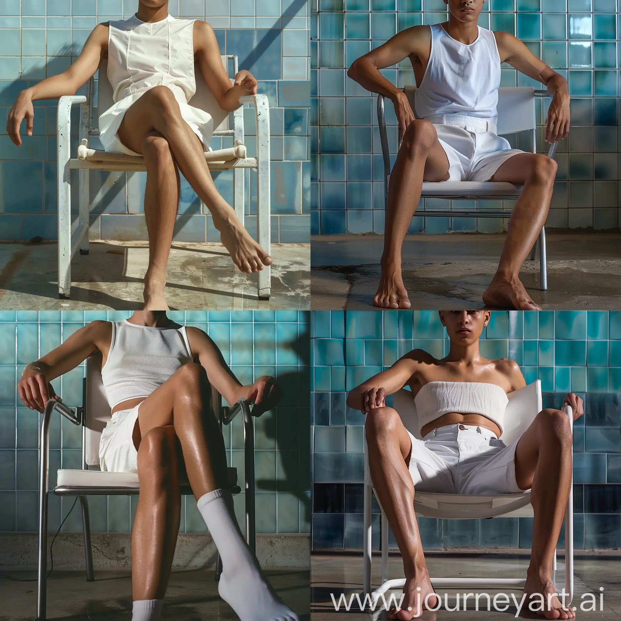 Confident-Individual-Relaxing-on-Metal-Chair-in-Cool-Blue-Setting