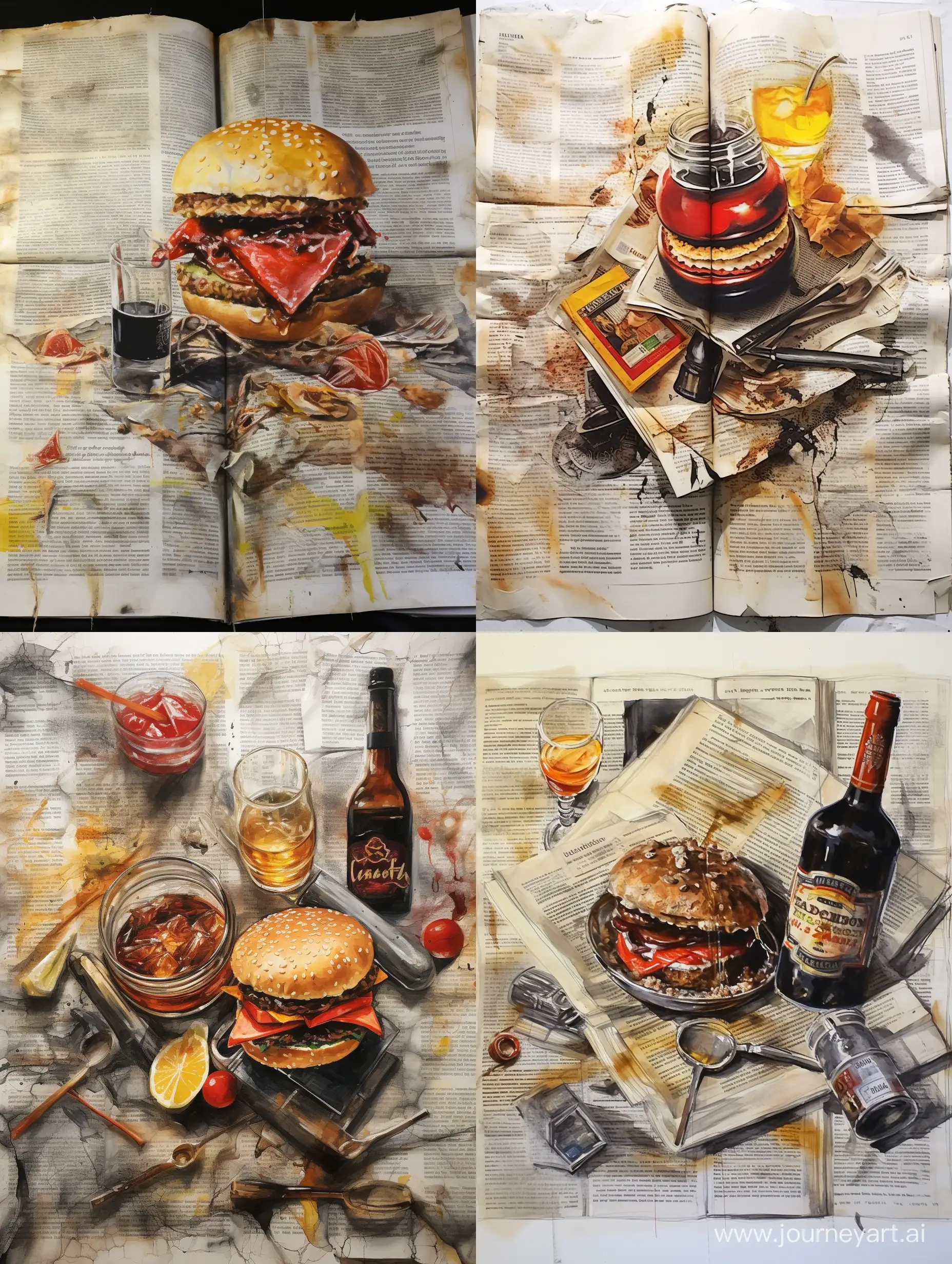 Savoring-a-Literary-Feast-Whiskey-Burgers-and-Steadmans-Art