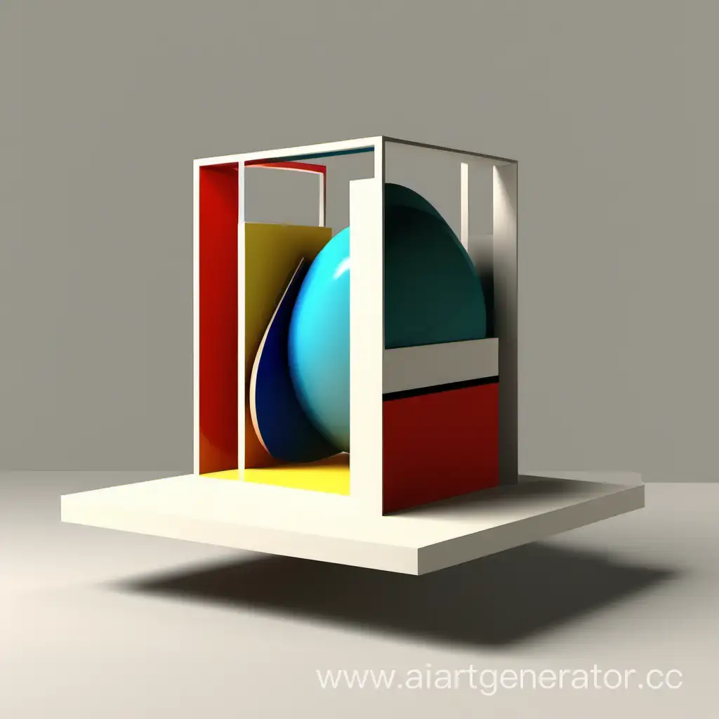 Abstract-3D-Bauhaus-Art-Minimalistic-Geometric-Shapes-and-Vibrant-Colors