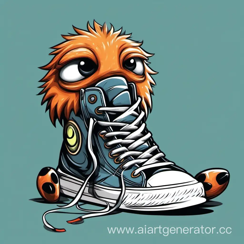 Fierce-AnimalThemed-Sneakers-Fronting-a-Grinning-Maw