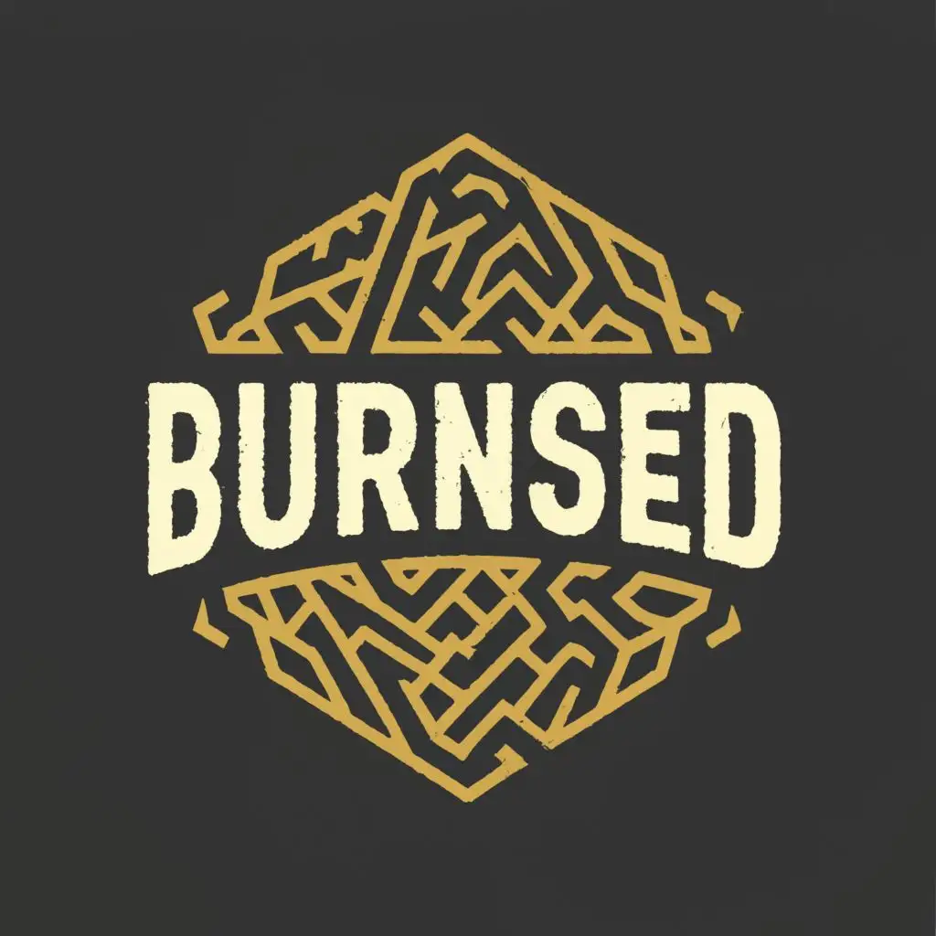 logo, Excavation, with the text "Burnsed", typography