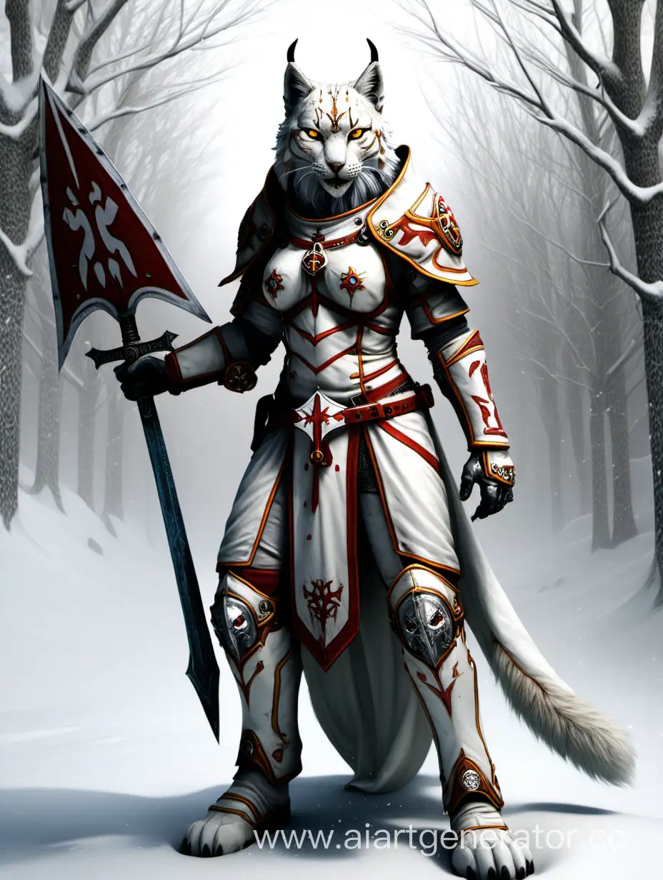 Majestic-Snow-Lynx-Templar-in-Enchanted-Winter-Forest