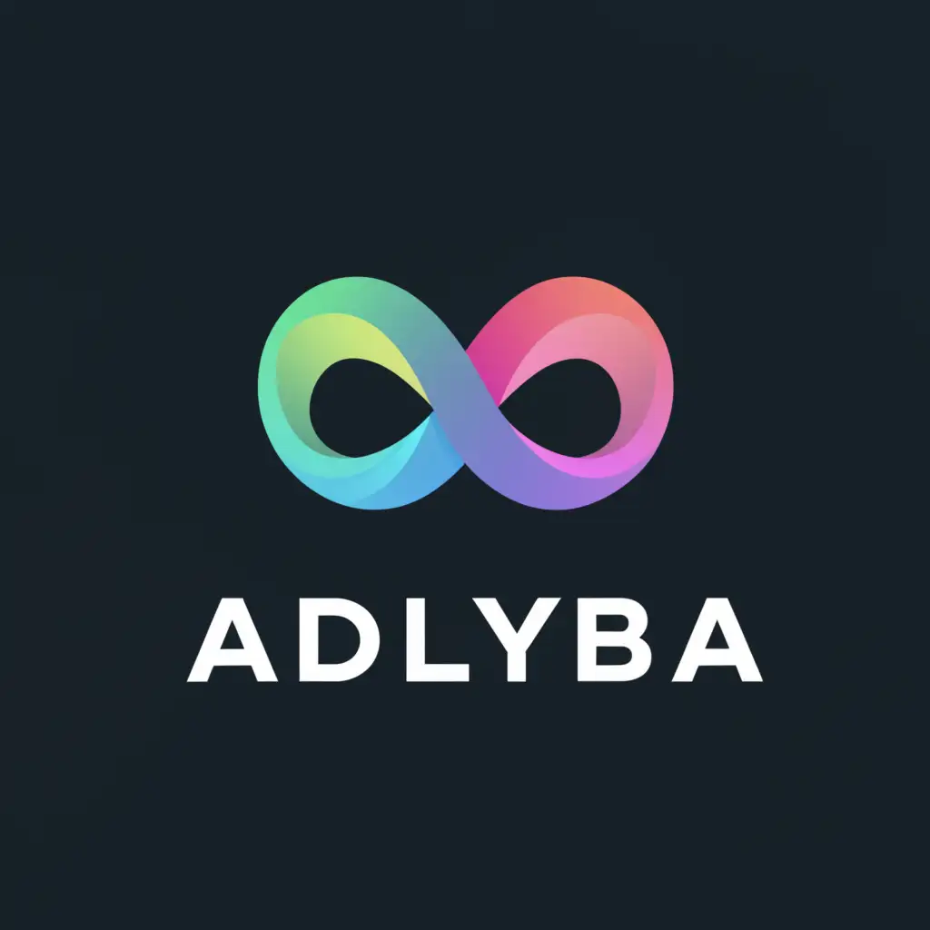 a logo design,with the text "adlyba", main symbol:dy,Moderate,be used in Technology industry,clear background