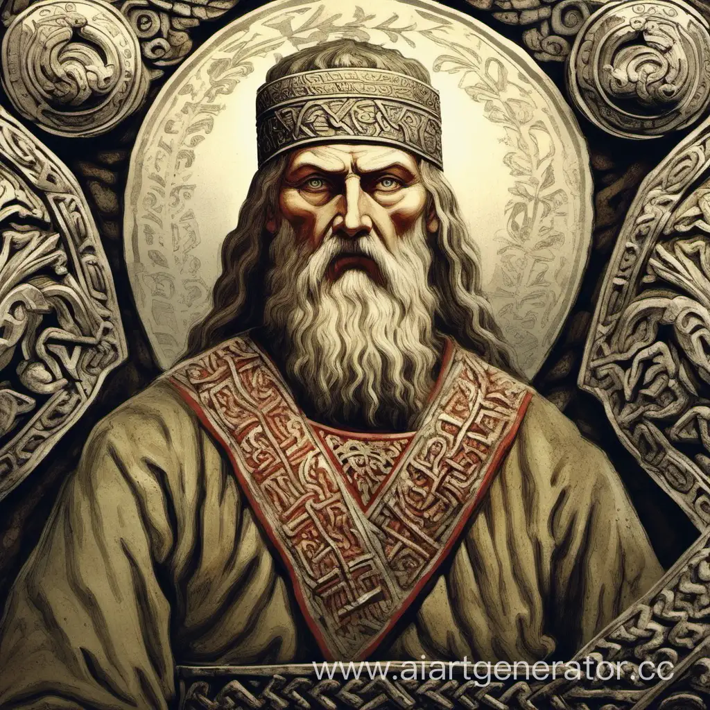Ancient-Slavic-Leader-in-Traditional-Garb