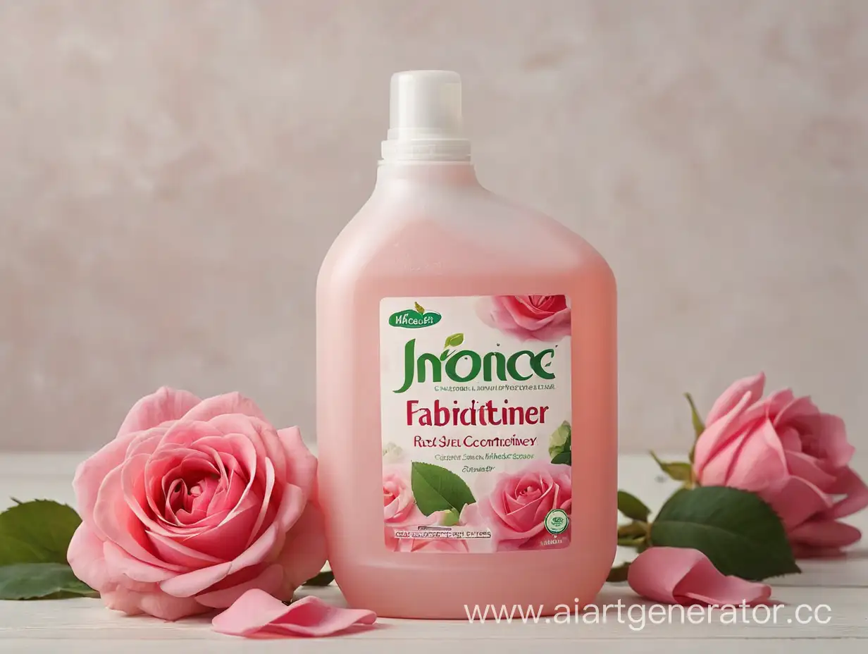 Rose-Scented-Fabric-Conditioner-Enhancing-Clothing-Softness