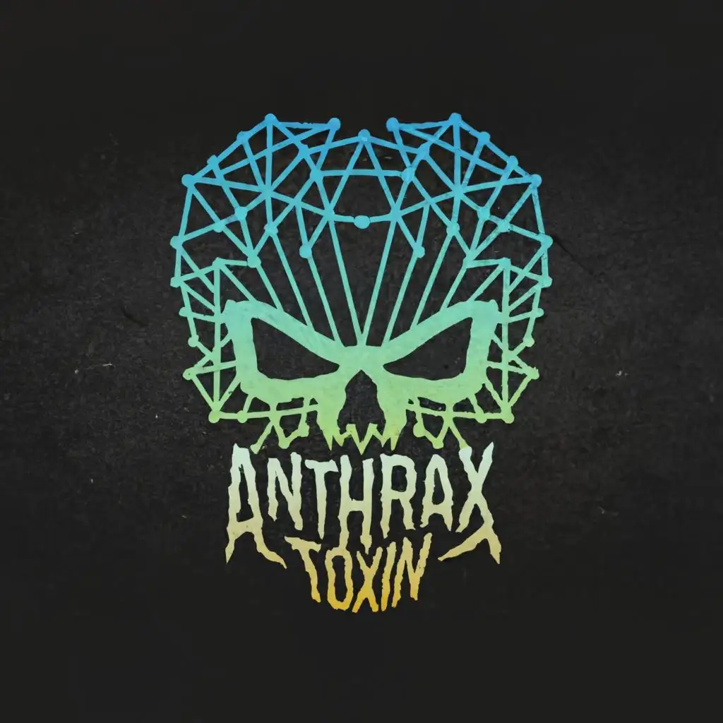 a logo design,with the text "Anthrax Toxin", main symbol:dead,complex,be used in Internet industry,clear background