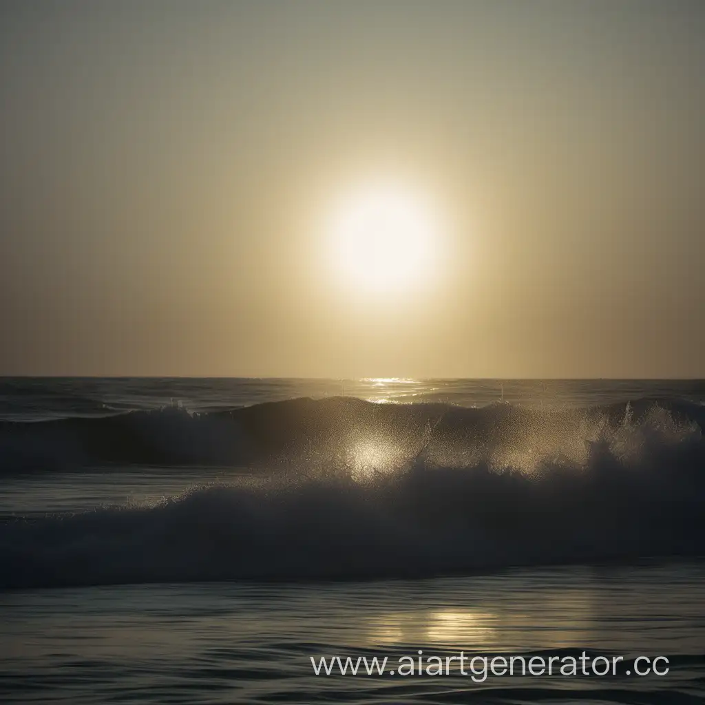 Glistening-Waves-Illuminated-by-Sunlight