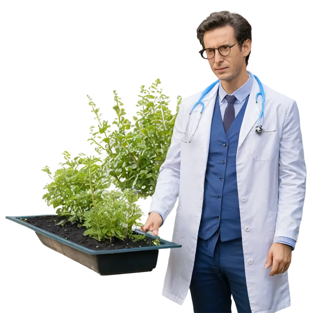 Doctor-in-the-Garden-HighQuality-PNG-Image-for-Medical-and-Nature-Enthusiasts