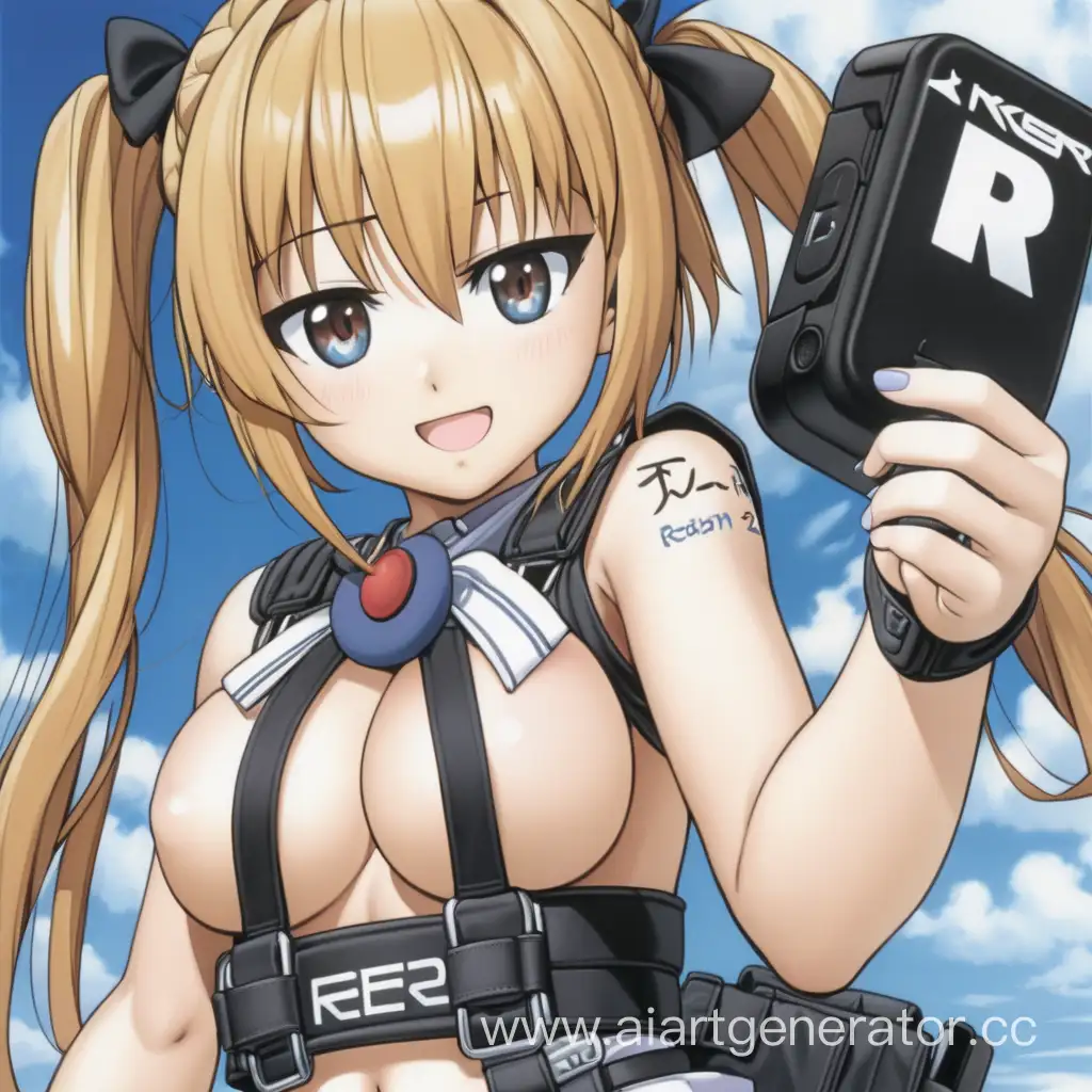 anime girl inscription from the top of MK23. and rero.