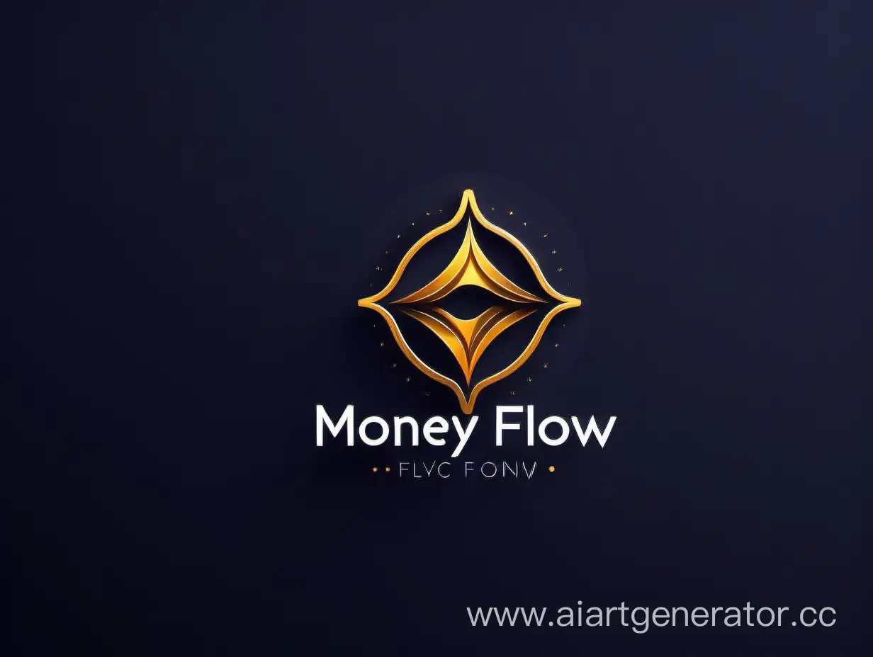 Cryptocurrency-Money-Flow-Logo