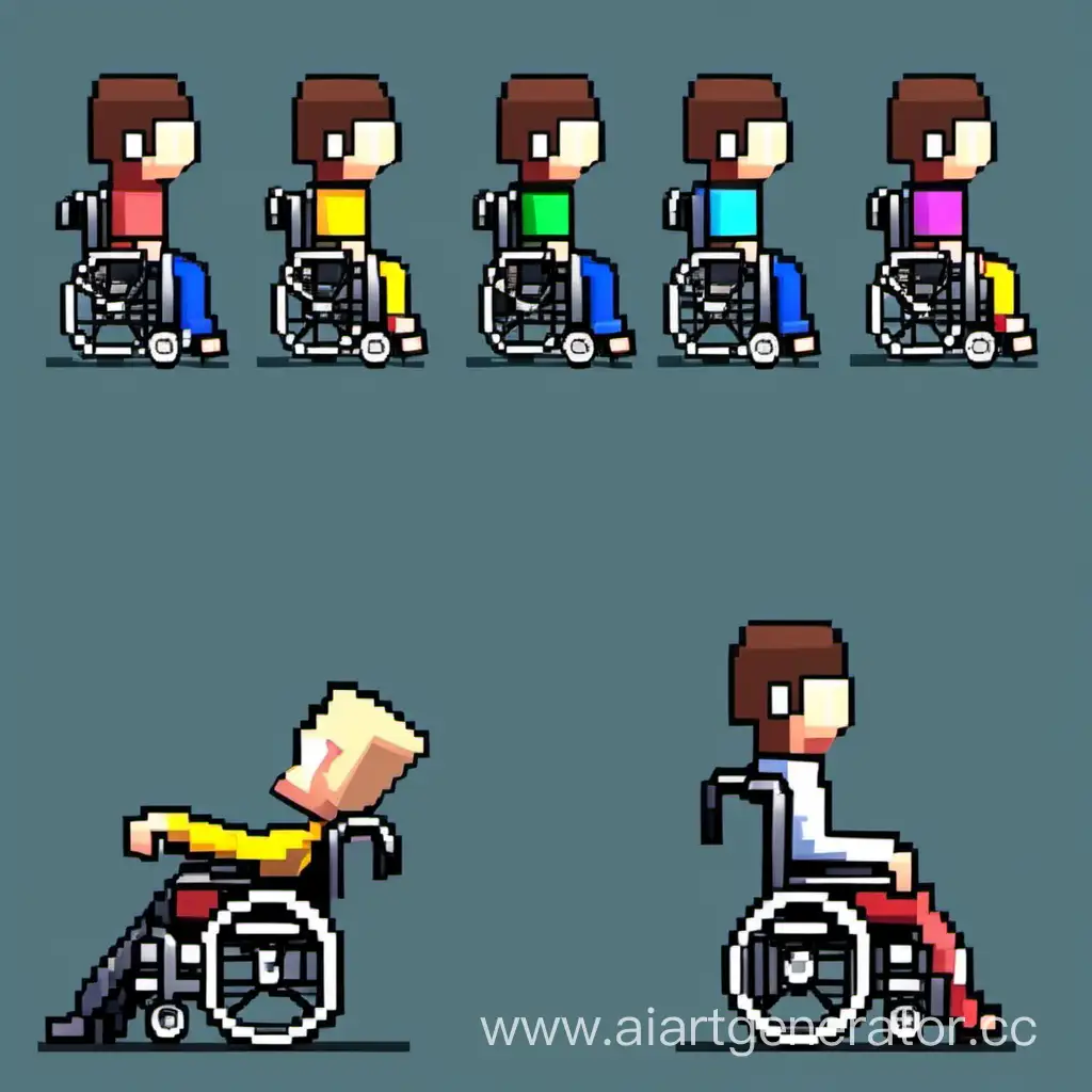 Pixel-2D-Wheelchair-Character-Versatile-Unity-Game-Asset