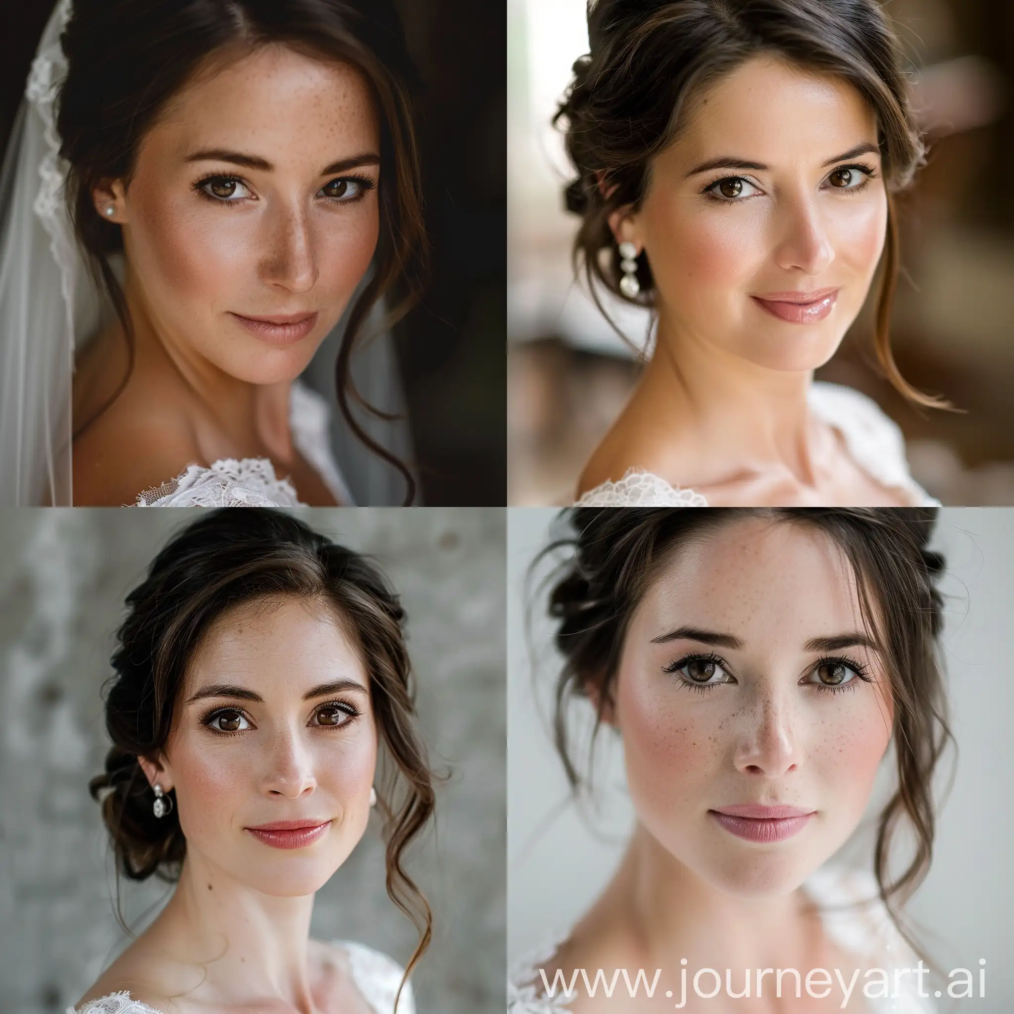 Elegant-Brunette-Bride-with-Brown-Eyes-in-Exquisite-Wedding-Attire