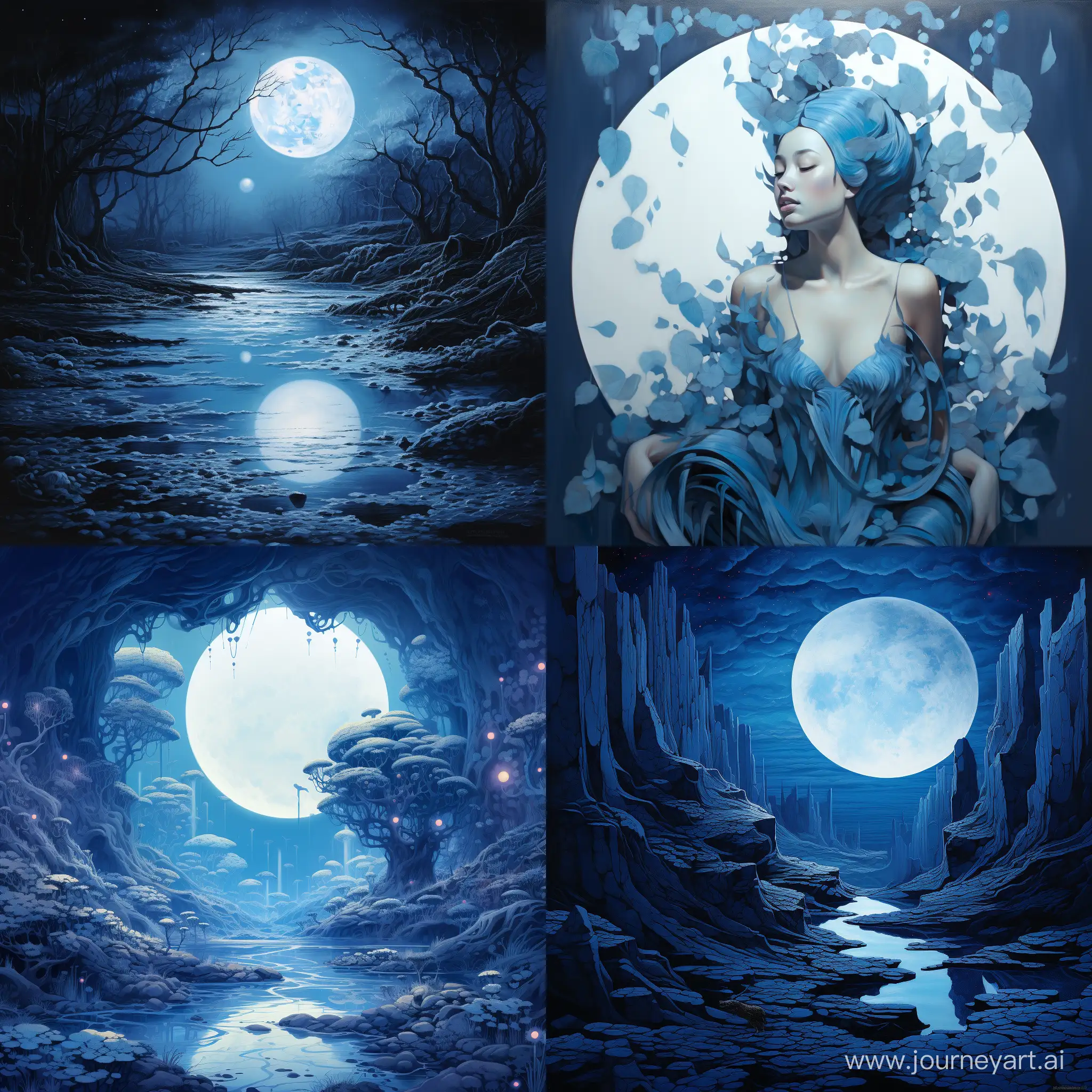 Serene-Blue-Moonlit-Night-with-a-Unique-Aspect-Ratio-of-11